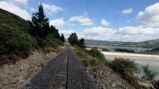 Driver’s Eye View New Zealand  Dunedin Railways  The Seasider  Dunedin to Waitati [upl. by Annat]