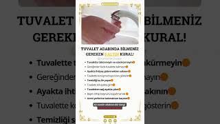 Siz Bunları Yapıyor Musunuz Tuvalet Adabı İçin 8 Altın Kural 🌟 [upl. by Avad]