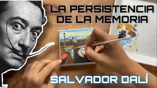 🎨PINTANDO “LA PERSISTENCIA DE LA MEMORIA” DE SALVADOR DALÍ [upl. by Annaeel380]