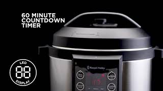 Russell Hobbs ELECTRIC PRESSURE COOKER 6L RHEP7 [upl. by Monjan]