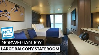 Norwegian Joy  Large Balcony Stateroom Full Walkthrough Tour amp Review 4K  Category B6 [upl. by Lairbag450]