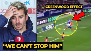 Griezmann REACTION to Greenwood after involved goal for Getafe vs Atletico Madrid  Man United News [upl. by Garaway601]