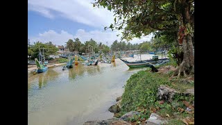 SURFING POINT AND FISHERIES HARBOUR IN DODANDUWA HIKKADUWA  SRI LANKA [upl. by Lichter949]