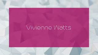 Vivienne Watts  appearance [upl. by Uhp]