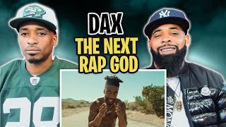 AMERICAN RAPPER REACTS TO Dax  quotTHE NEXT RAP GODquot One Take Video [upl. by Letnwahs]