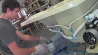 Whirlpool bath plumbing tutorial [upl. by Rimidalg]