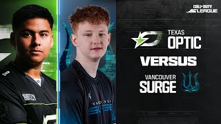 OpTicTexas vs VancouverSurge  Major I Qualifiers  Week 2 Day 1 [upl. by Jayne]