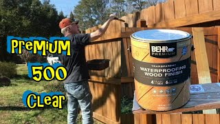 BEHR Clear Wood Finish on Raw PINE and Aged Wood What to EXPECT [upl. by Erlina129]