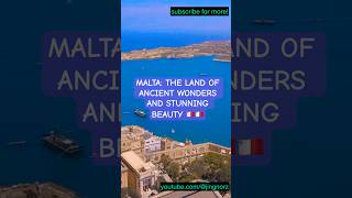 Malta is a must visit Explore the hidden gems of Malta 🇲🇹malta travel paradise trending [upl. by Shayla]