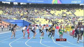 Oscar Pistorius helps South Africa qualify in the Mens 4x400m Round 1 [upl. by Siroval]