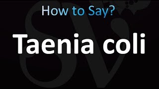 How to Pronounce Taenia coli [upl. by Butterfield]