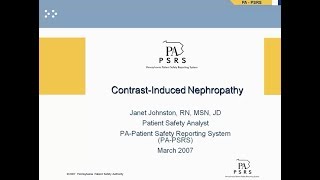 ContrastInduced Nephropathy [upl. by Naut]