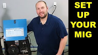 How to Set Up a MIG Welder  MIG Welding Basics for Beginners [upl. by Thedrick744]