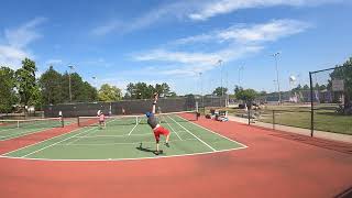 90 mixed doubles USTA sectionals 2023 Iowa vs STL set 1 [upl. by Lukasz]