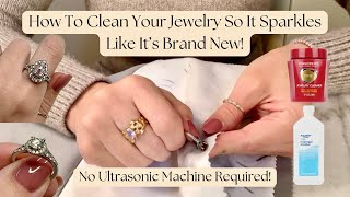 How To Clean Your Jewelry  No Ultrasonic Machine Required [upl. by Hay]