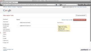 Google Webmaster Tools Teil 2  Überblick [upl. by Mellen]
