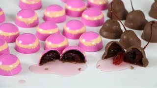 Cherry Cordials  Dipped Chocolate Cherries and Cherry Bonbons [upl. by Stinson463]