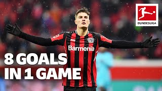 Crazy 8 Goal Game in Leverkusen  Patrik Schick with 4 Goals [upl. by Lipcombe287]