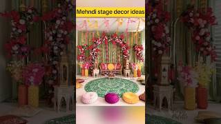 Mehndi stage decorations ideas [upl. by Aidil]