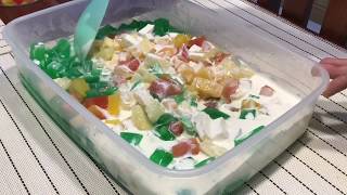 fruit salad with gelatin becomes more and colourful [upl. by Idolah]