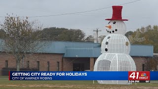 Warner Robins prepping for holiday season [upl. by Aicetel]