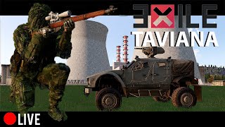 🔴 Arma 3 Exile Taviana  9 Dr Ivans Lab And Sector B attempt [upl. by Bogey]