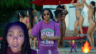 Lunden Reacts to 310babii OhGeesy amp BlueBucksClan  rock your hips Official Video [upl. by Lippold914]