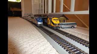 Modeling Amtrak in HO scale pt 1 Amtrak Cascades [upl. by Eetsud]