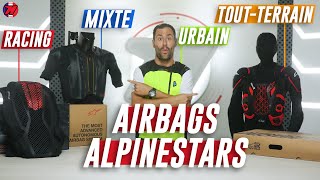 Airbag moto Alpinestars ✅ LEQUEL ACHETER  Types et prix 🤔 [upl. by Fridell]