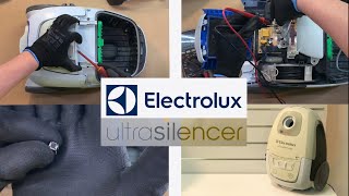 Electrolux UltraSilencer Power Switch Repair  ZUS3920 Vacuum Cleaner [upl. by Ranilopa333]