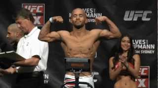 UFC on FX WeighIn Highlight The Flyweights [upl. by Wendye885]