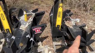 Halverson HWP120 vs HWP140 Comparison  Skid Steer Driven Firewood Processor 4 way 6 way Wedge [upl. by Niwled]