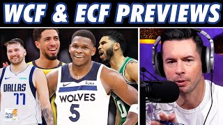 Mavs vs Wolves and Celtics vs Pacers Western and Eastern Conference Finals Previews  OM3 THINGS [upl. by Faith]