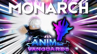 Getting 01 MONARCH Evolved Gojo  Anime Vanguards [upl. by Sewel]