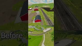 Large Farm timelapse build FS22 farmingsimulator22 fs22mods farming johndeere [upl. by Nowyt]