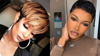 Nothing But Pixie Haircut Ideas for Black Women pixiehaircuts shorthaircuts [upl. by Jimmie]