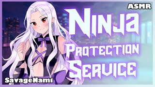 Ninja Protection Service Inara the Kuudere ASMR F4MF4A  Girlfriend Comfort ASMR Depression [upl. by Kris]