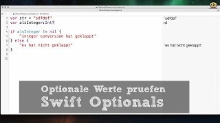 Swift Tutorial 3 Optionals verwenden [upl. by Acalia]