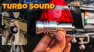 TURBO SOUND Whistle Effect For Car Exhaust  Techno Khan [upl. by Greenebaum]