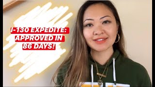 HOW TO I130 EXPEDITE GUIDE 86 days filing to approval [upl. by Imoyik488]