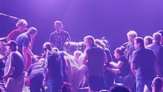 Music legend Carlos Santana collapses on stage during concert [upl. by Balbinder]