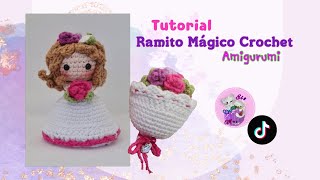 Ramito Mágico Crochet Muñeca tiktok💐Tutorial Paso a Paso [upl. by Assille852]