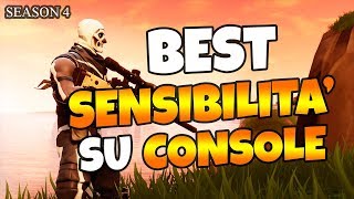 MIGLIORE SENSIBILITA SU CONSOLE FORTNITE [upl. by Nylorac]