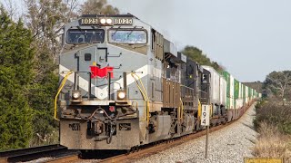 NS 8025 quotMonongahelaquot Leads train 214 North 4K [upl. by Dorinda]