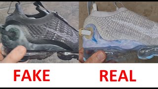 Nike Air Vapormax 20 real vs fake How to spot fake Nike Vapormax 2020 [upl. by Nnaillek]