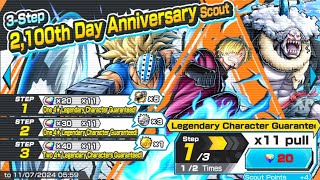 90 💎 SUMMONING ON 2100TH DAY ANNIVERSARY SCOUT IN ONE PIECE BOUNTY RUSH [upl. by Norabal]