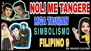 ANG MGA TAUHAN AT SIMBOLISMO NG NOLI ME TANGERE DR JOSE P RIZAL FILIPINO9 RM TV [upl. by Key800]