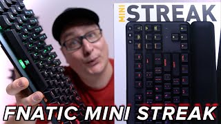 Fnatic miniStreak TKL Review Cherry MX Silent Red Sound Test [upl. by Illah]