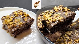 Chocolate eggless cake  Simple Way Of Making The Perfect Fudgy Brownies without Egg [upl. by Kowatch212]