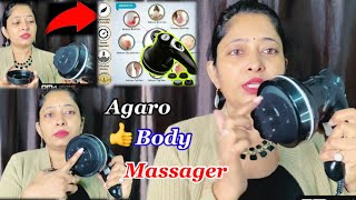 Agaro Body Massager Review  Agaro Atom Electric Hand Held Full Body Massager  Best Body Massager [upl. by Alyar657]